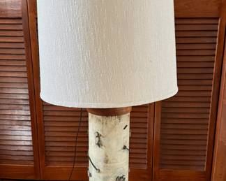 Vintage 3D decor lamp, made out of vintage wallpaper.
