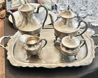 Silver plated tea/coffee set