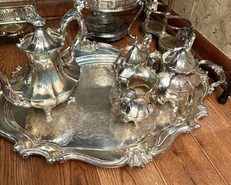 Silverplate coffee/tea set