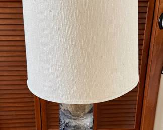 Vintage 3D decor lamp, made out of vintage wallpaper.
