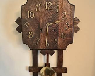 Arts and crafts Wm. L. Gilbert clock 