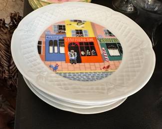 Limoges Parisian plates