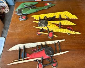 Vintage airplane wall decor