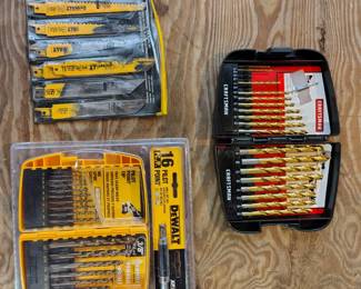 Drill Bits & Saw Blades Location in the Garage