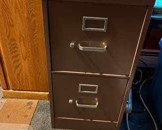 2 Drawer File Cabinet (Upstairs Office in House)