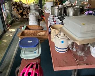 Dishes, Crockery, Tupperware (Enclosed Patio)