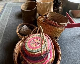 Hundreds of Baskets in All Sizes from All over the World (Enclosed Patio)