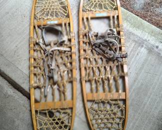 Vintage/Antique Snow Shoes Location in the Garage