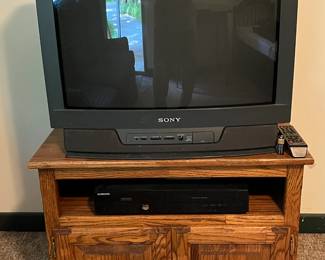 Sony TV & VHS and/or DVD Player on TV Stand Location in Guest House