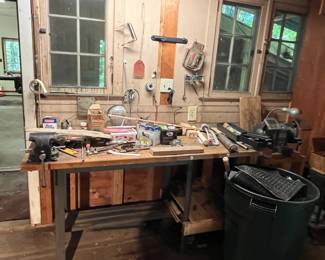 Garage View Tools, Vice, Boxes and Loose Parts & Odds & Ends Something for Everyone