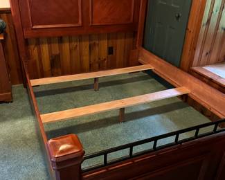 Queen Size Bed Frame LOCATION end of Bedroom Hall on Right Past 2nd Bathroom