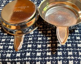 S/S Candle Holders/Serving Dishes (Enclosed Patio)