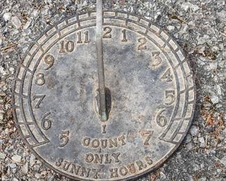 Vintage Sun Dial