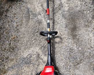 Troy Bilt Weed Wacker Location in the Garage