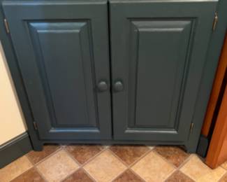 Colonial Style Cupboard in Bathroom by Front Entrance