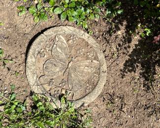 Garden Concrete Stamp , Butterfly (Location Outside Patio)