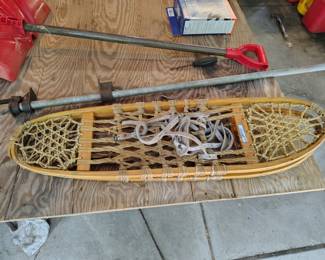 Antique/Vintage Snow Shoes Location in the Garage