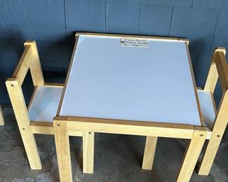 1 of 2 Childrens Table w/2 Chairs Each Location Enclosed Patio