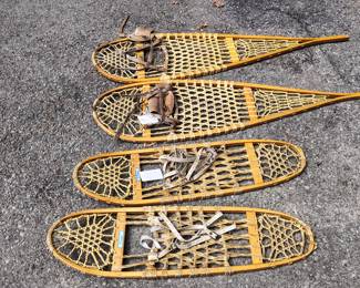 Vintage/Antique  Snow Shoes  Location in the Garage