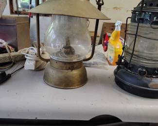 Antique Barge/Train Lantern 3 of 3 Location in the Garage