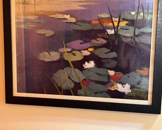 Water Lilly Framed Print LOCATION Bedroom Hall Bathroom