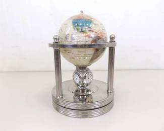 Vintage 11" Tall Gemstone Globe