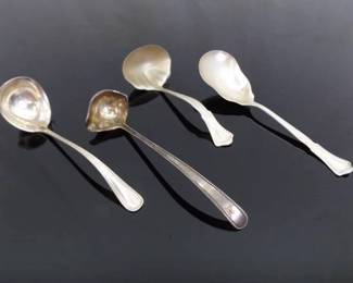 74.6 Grams of Antique and Vintage .925 Sterling Silver Serving Ladles