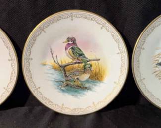 Lot Of 3 Plates Edward Marshall Boehm Waterbird Collection