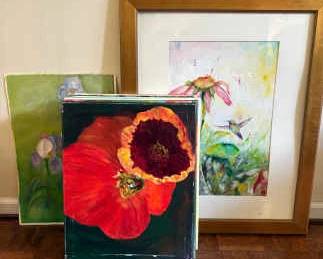 Bill Harris Floral Paintings