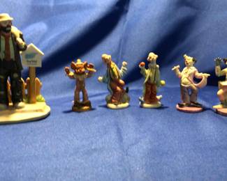 Gene Kelly Clown And 5 Various Clowns 