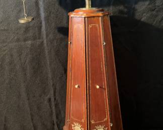 Vintage Telescope W Decorative Wood Cabinet 