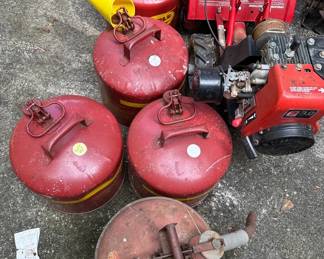 TroyBilt Tuffy and Gas Containers 