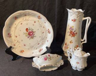 Set Of 4 Porcelain Serving Items