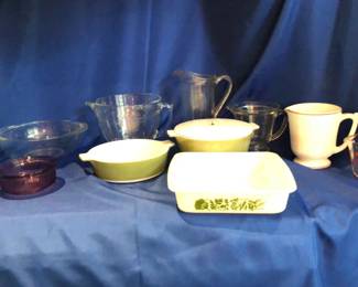 10 Various Measuring Cups And Serving Bowls Pyrex and more
