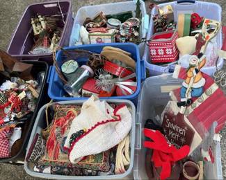 Huge Lot Of Christmas Decor