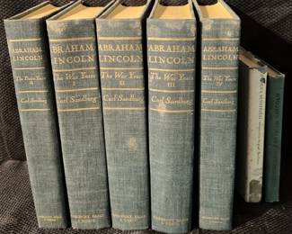 Abraham Lincoln The War Years In 4 Volumes By Carl Sandberg And More 