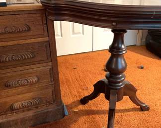 Wood Foyer Table Wooden File Cabinet