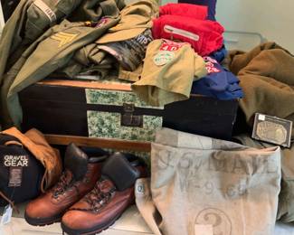 Vintage Military Clothing Lot