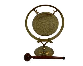 4210 - Brass Miniature Gong 6.5" round
