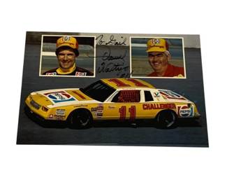 4294 - Darrell Waltrip Signed Photo Card 6 x 9