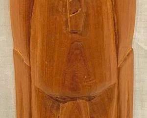 9540 - Wood Wall Hanging Mask - 10.5" x 5"