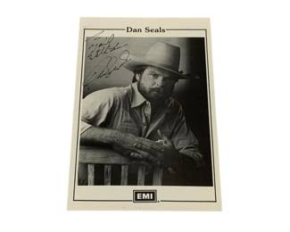 4300 - Dan Seals Signed Photo 8.5 x 5.5