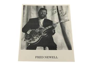 4291 - Fred Newell Signed Photo 10 x 8.5
