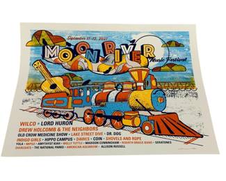 4068 - 2021 Moon River Festival Concept Poster Lithograph #121/300 signed