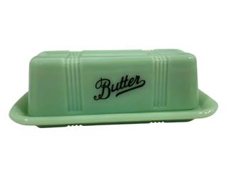 1941 - Jadeite Stick Butter Dish 2.5 x 7 x 3