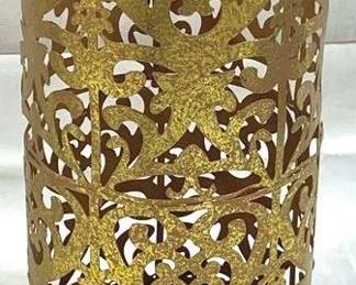 2220 - Metal Candle Holder - 11" x 5.5"