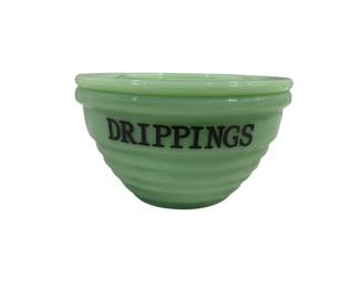 1940 - Jadeite Drippings Jar w/ Lid 3 x 5