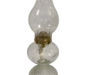 8276 - Vintage Oil Lamp 18"