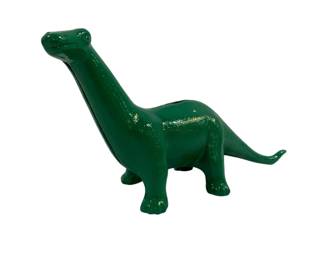 1902 - Cast Iron Dino Bank 5.5 x 10