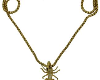 852 - Scorpion Pendant Necklace